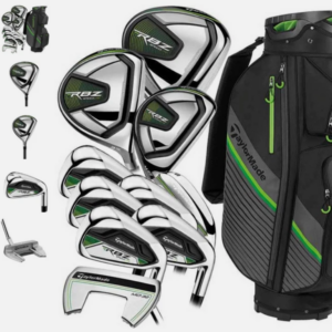 taylormade rbz speedlite package set / woods, hybrid, irons, putter, bag